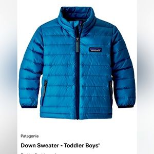 Patagonia toddler down coat 4T